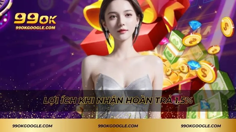 Hoàn Trả 1.5% Không Giới Hạn - Nhận Ưu Đãi Hoàn Tiền Lớn 2 Lợi ích khi tham gia ưu đãi tại nhà cái