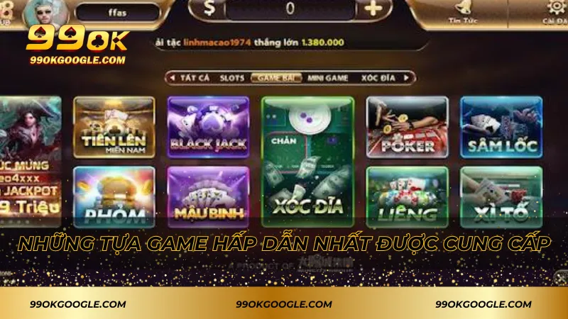 V8 Game Bài 99ok – Đỉnh Cao Giải Trí Game Bài Trực Tuyến 3 Những tựa game hấp dẫn nhất được cung cấp